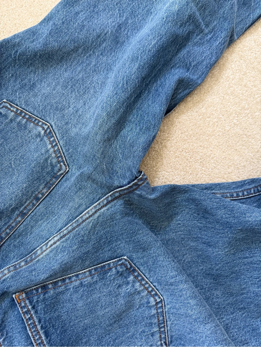 Aritzia denim forum 90’s iggy lo rise baggy jeans size 25 - Picture 6 of 8